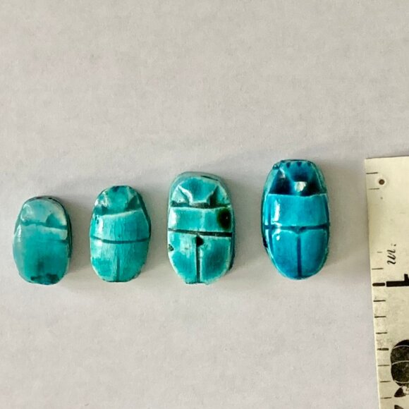 Genuine Egyptian Scarabs for Jewelry Making - Picture 2 of 7